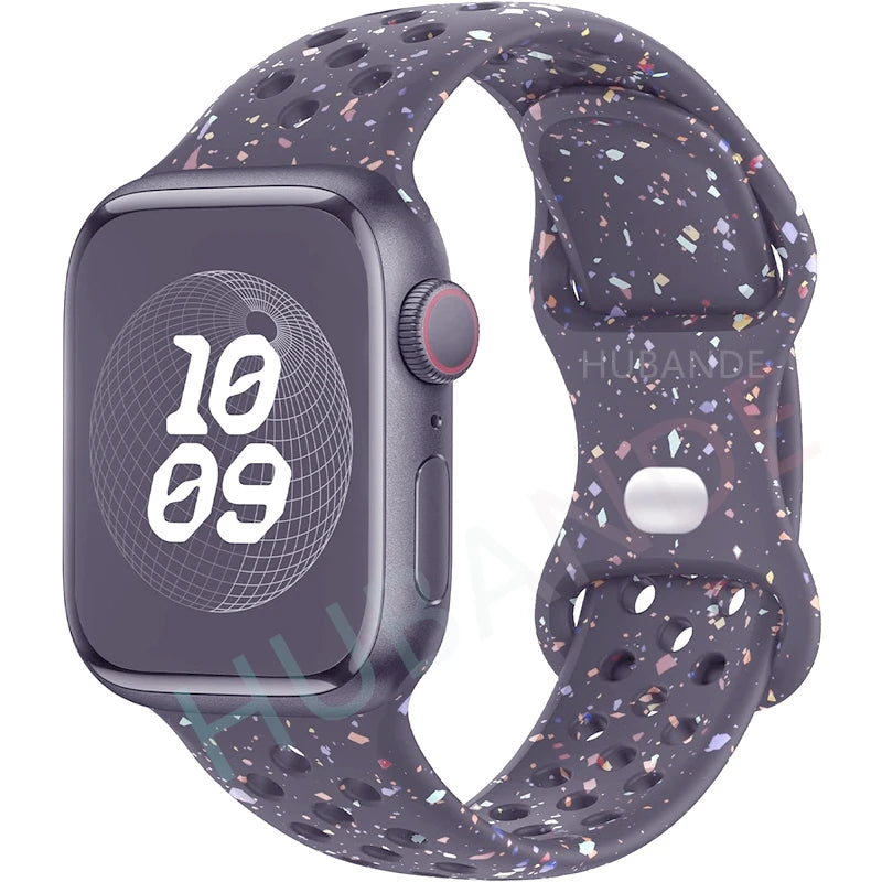 band For Apple Watch band 46mm 44mm 45mm 49mm 40mm 41mm 38mm 42mm correa Breathable band Apple Watch Series Ultra 11 10 9 8 SE 7 6