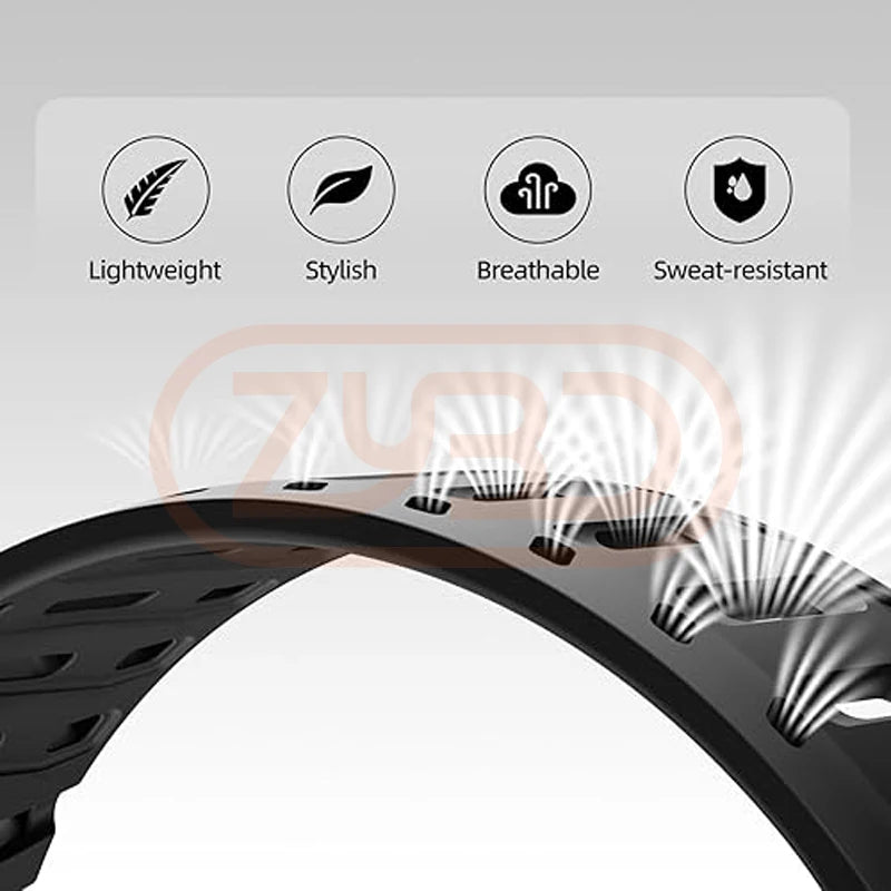 Magnetic band For Apple Watch Ultra 10 9 8 7 6 SE 5 Soft Silicone Breathable band For Apple Watch 42mm 44mm 45mm 46mm 49mm