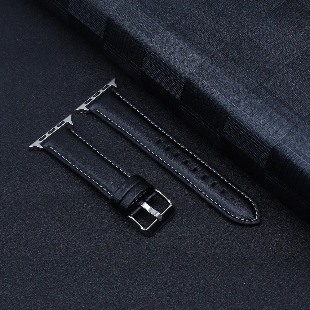 PU Leather band for Apple Watch Series 10 9 7 8 5 6 SE Ultra band 49mm 46mm 44mm 40mm 45mm 41mm 42mm Apple Watch Wristbands