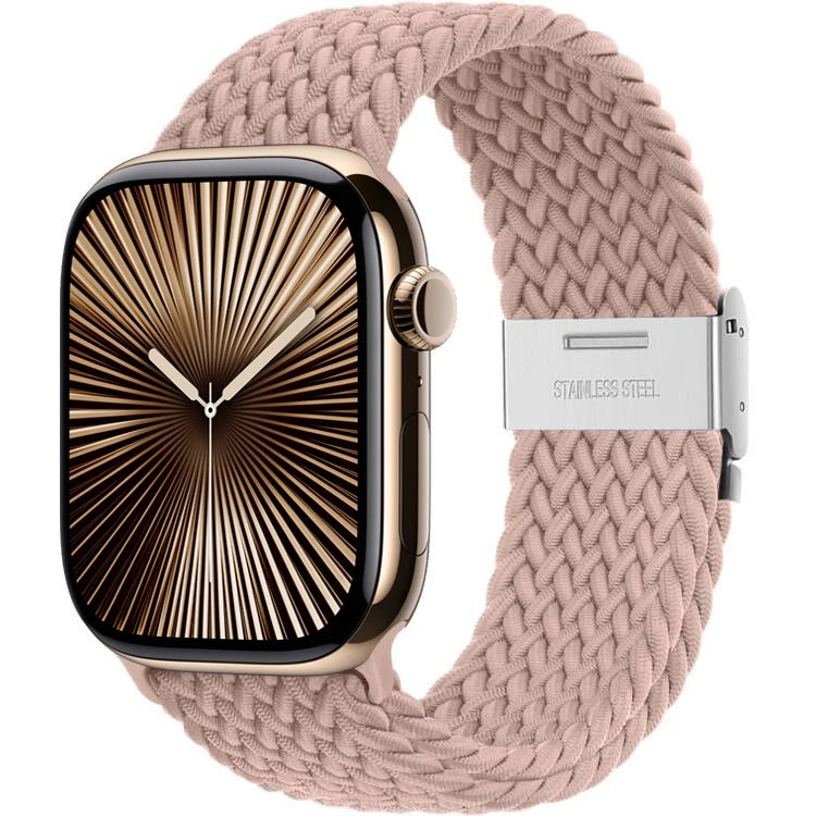 band For Apple Watch band 46mm 45mm 44mm 49mm 40mm 41mm 42mm Braided loop correa band Apple Watch Series 10 8 9 7 5 SE 6 4 Ultra
