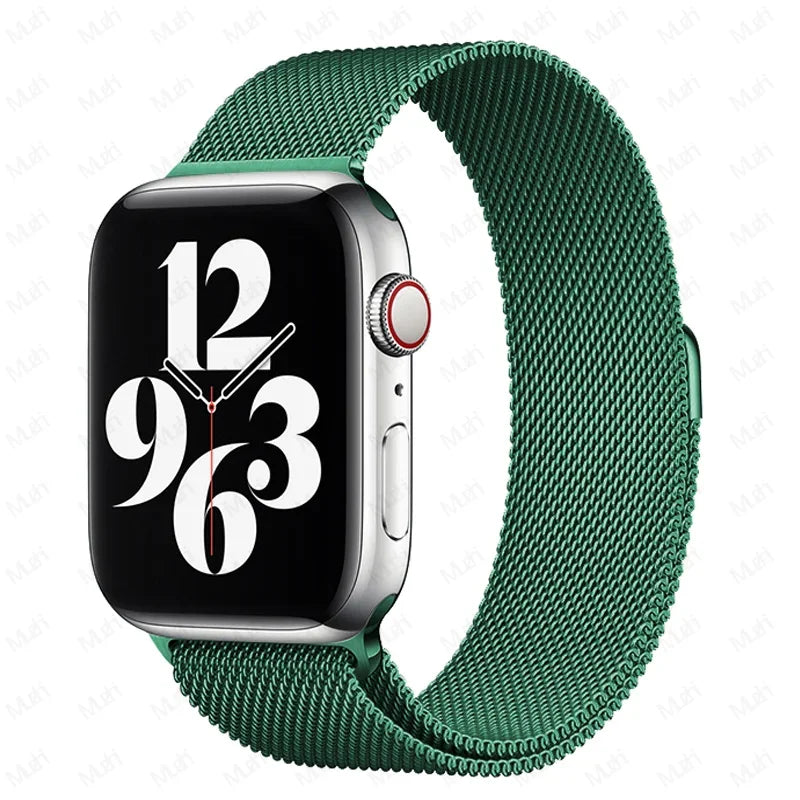 Milanese Loop for Apple Watch band 44mm 40mm 45mm 41mm 42mm 38mm 44mm band Ultra 2 49mm metal band Apple Watch Series 9 8 7 6 SE 5 4 3