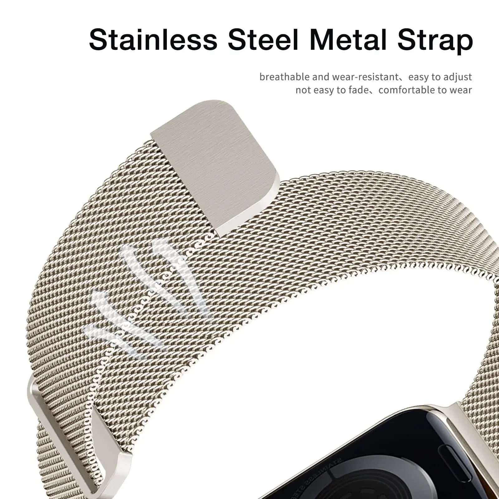 Milanese band+case for Apple Watch band 46mm 42mm 49mm 40mm 44mm 41mm 45mm Screen Protection For Apple Watch Ultra 2 Series 10 9 8 7 6 SE