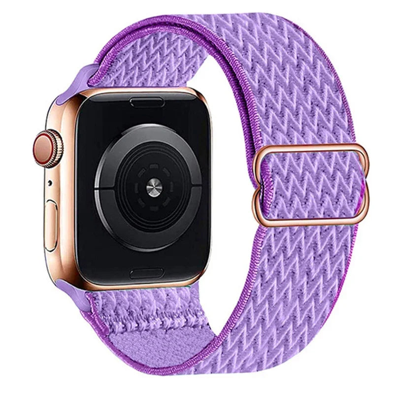 Stretchy Nylon band for Apple Watch Ultra 3 band 40mm 41mm 42mm 44mm 45mm 49mm 46mm Elastic band Apple Watch 11 10 9 8 SE 7 6 5