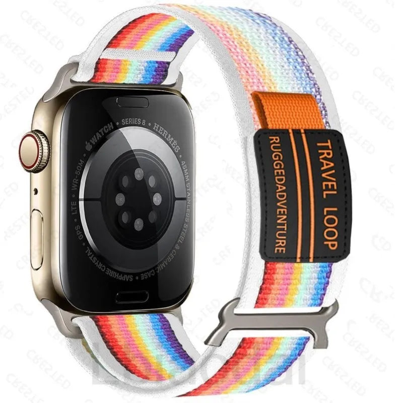 Band for Apple Watch band 44mm 40mm 49mm 45mm 41mm 46mm 42mm correa Trail loop band Apple Watch Series 6 SE 3 8 9 Ultra 2 10 11