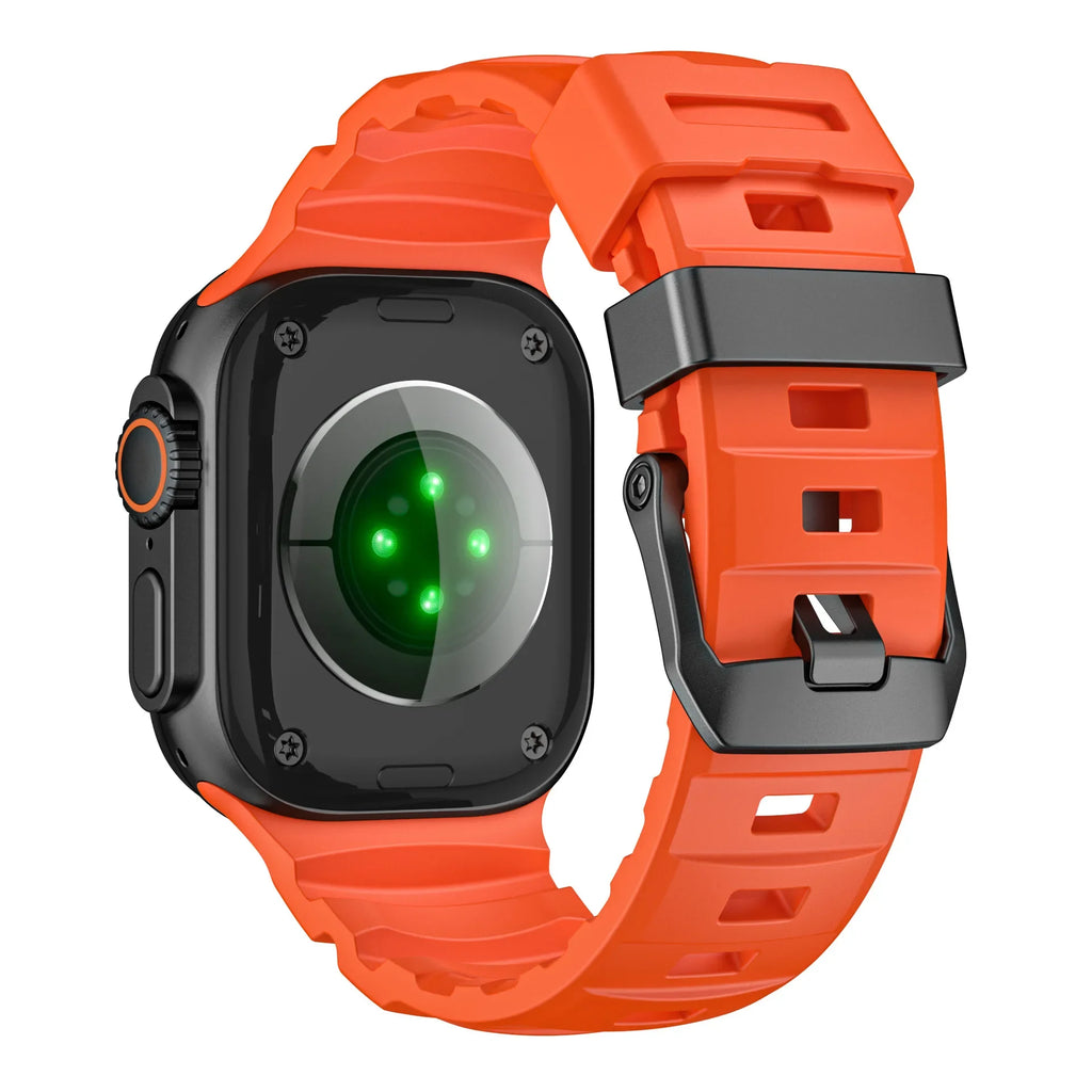 Fluorescence band for Apple Watch band 49mm 46mm 45mm 44mm 42mm Sport Silicone band For Apple Watch Ultra 2 Series 10 9 8 7 6 SE