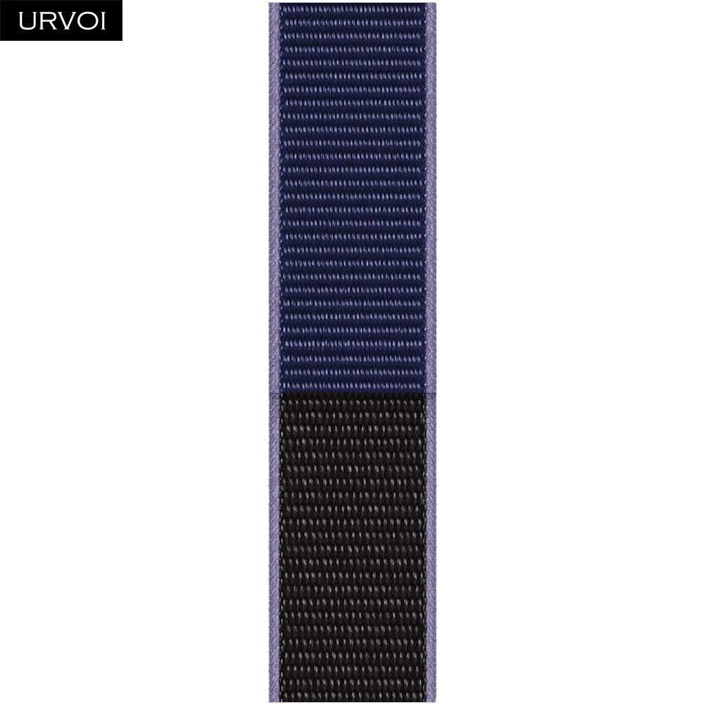 URVOI Sport Loop for Apple Watch Ultra 3 2 Series 11 10 9 8 SE3 Nylon loop for Apple Watch sport band 42mm 46mm breathabe hook fastener