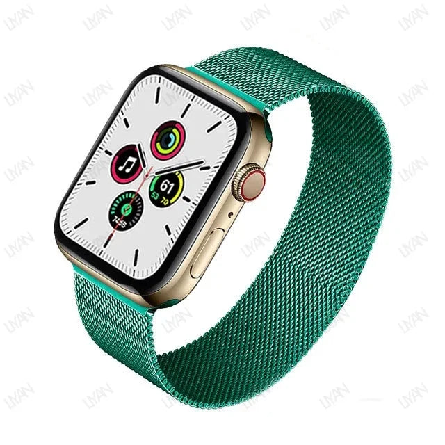Milanese Loop for Apple Watch band 44mm 45mm 40mm 41mm 46mm 42mm pride band Apple Watch Series 9 8 7 6 SE 5 4 10 Ultra 2 49mm band