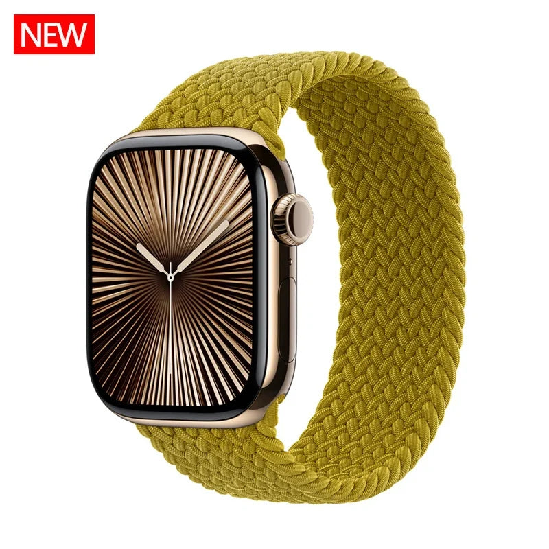 Braided loop band For Apple Watch band Ultra 3 2 49mm 44mm 41mm 40mm 42mm 46mm 45mm band Apple Watch Series 11 SE3 10 9 8 7 6 5