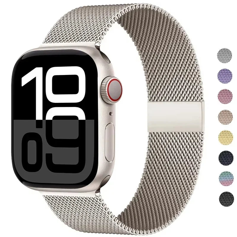 Milanese loop For Apple Watch 10 band 46mm 45mm 44mm 40mm 41mm 42mm band Apple Watch Series 11 8 7 6 5 4 SE 9 Ultra 2 3 49mm
