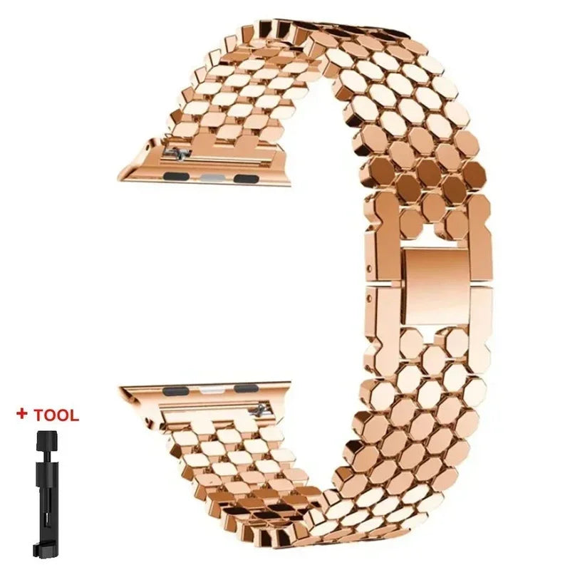 Alloy band for Apple Watch Ultra 3 2 49mm Series 11 10 46mm 42mm 45mm 40mm 41mm 44mm metal band for Apple Watch Series 9 8 7 6 SE 5 band