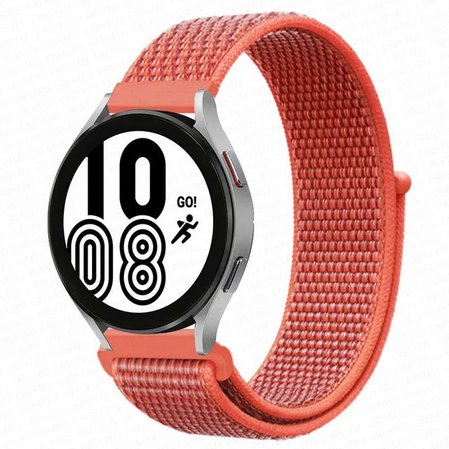 Band For Samsung Galaxy Watch 7/FE/4/5 Pro/6 classic/active 2 44mm 40mm Nylon correa Bracelet Huawei GT 2e 3 4 20mm 22mm Straps