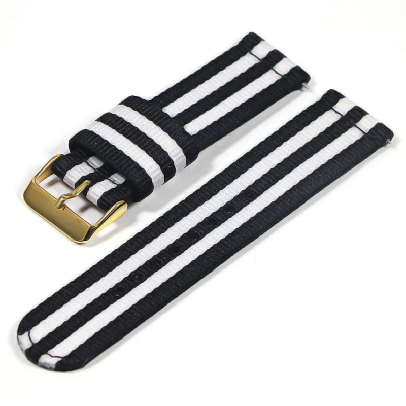 22mm Nylon watch strap For Samsung Galaxy watch 46mm 42mm Active2 Active1 Gear S3 frontier Sports nylon bang