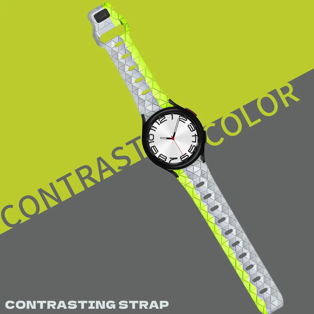 Silicone Strap for Samsung Galaxy Watch 7 6 5 4 40mm 44mm 6 4 Classic 43mm 47mm Sports Bracelet for Galaxy Watch 5Pro 45mm Band