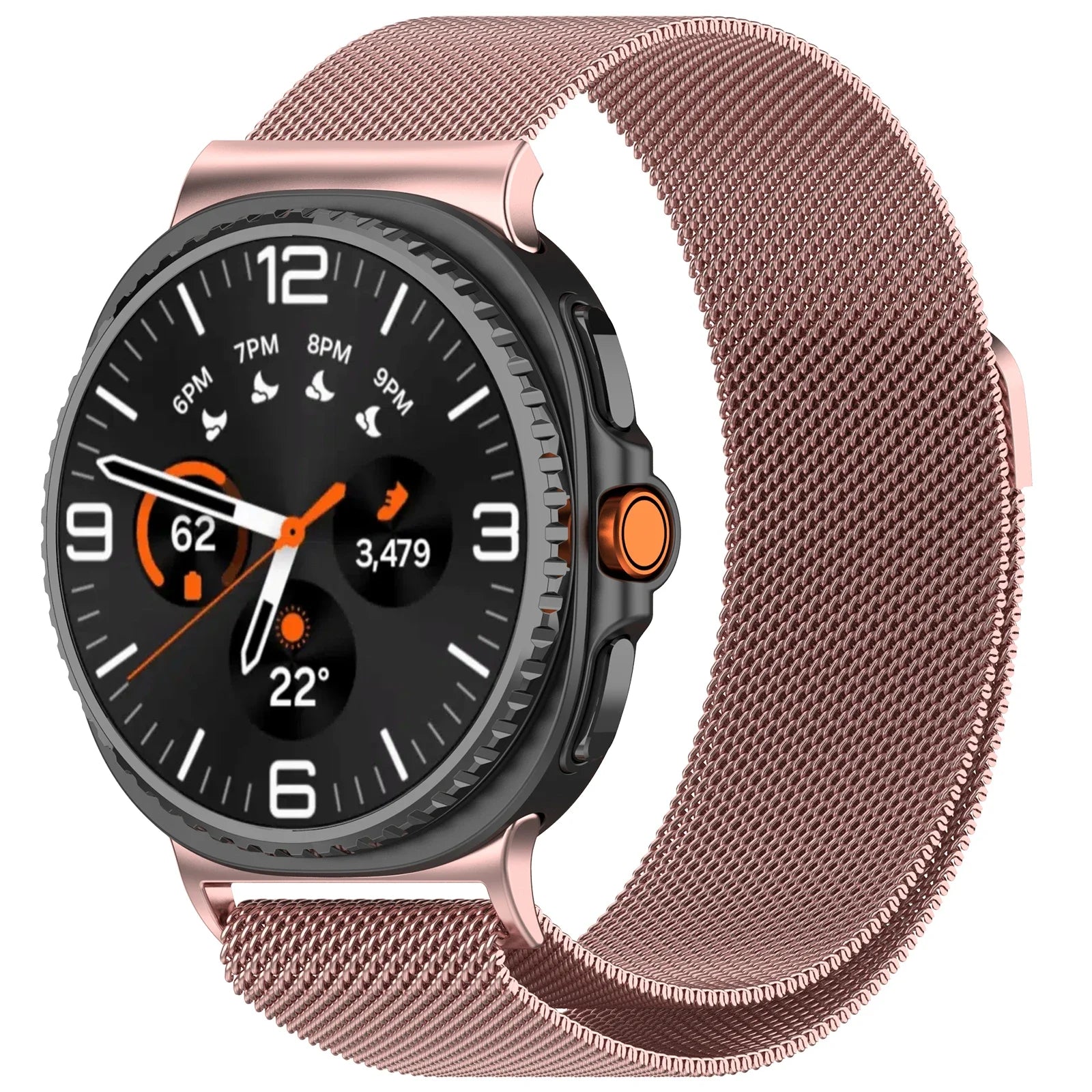 Milanese Magnetic Strap for Samsung Galaxy Watch 8 44mm 40mm Classic 46mm Metal Breathable Replaceable Galaxy Watch Ultra 47mm