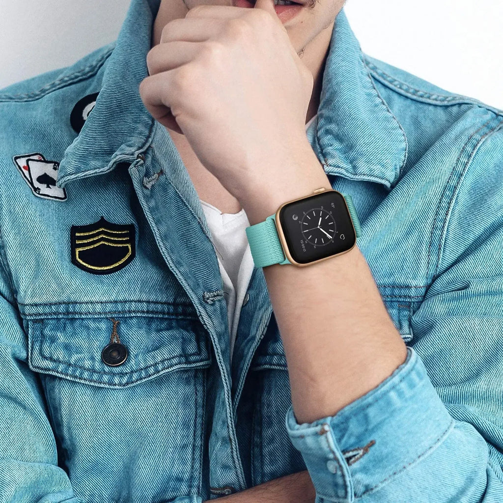 Nylon Loop band For Apple Watch 49mm 45mm 44mm 42mm 41mm 40mm 46mm Elastic band Apple Watch Ultra 3 2 11 10 9 8 7 6 5 4 SE band