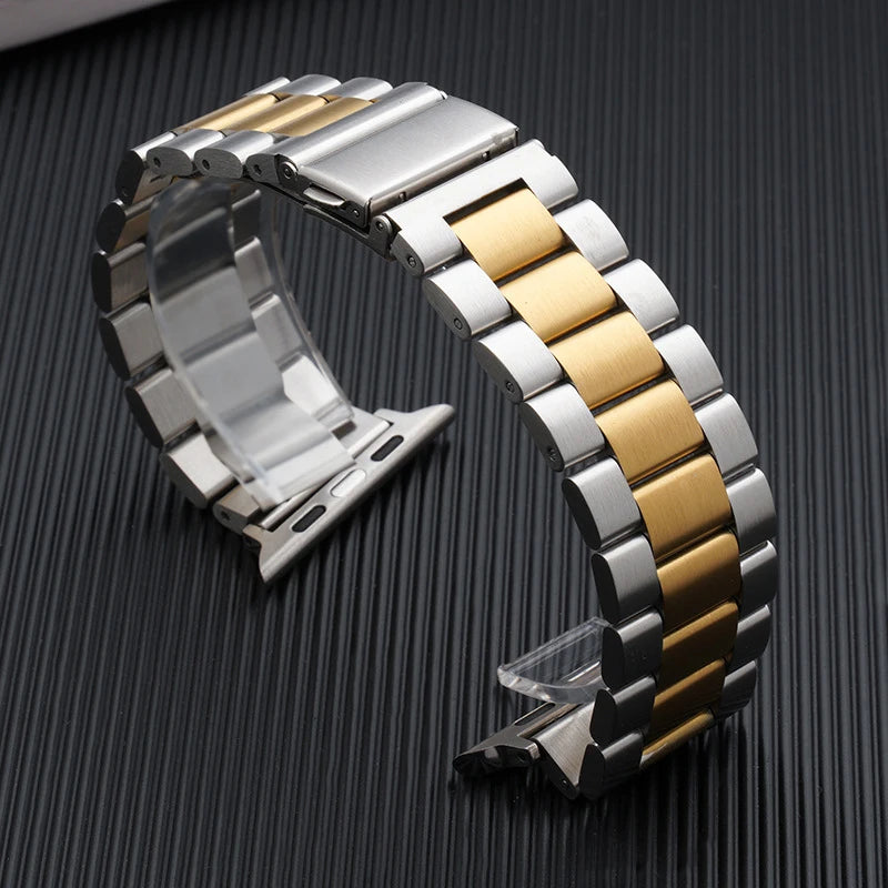 Stainless Steel band for Apple Watch band 45mm 44mm Ultra 2 49mm 42mm 40mm 41mm 46mm metal watch band Series 10 9 8 7 6 5 4 3 se