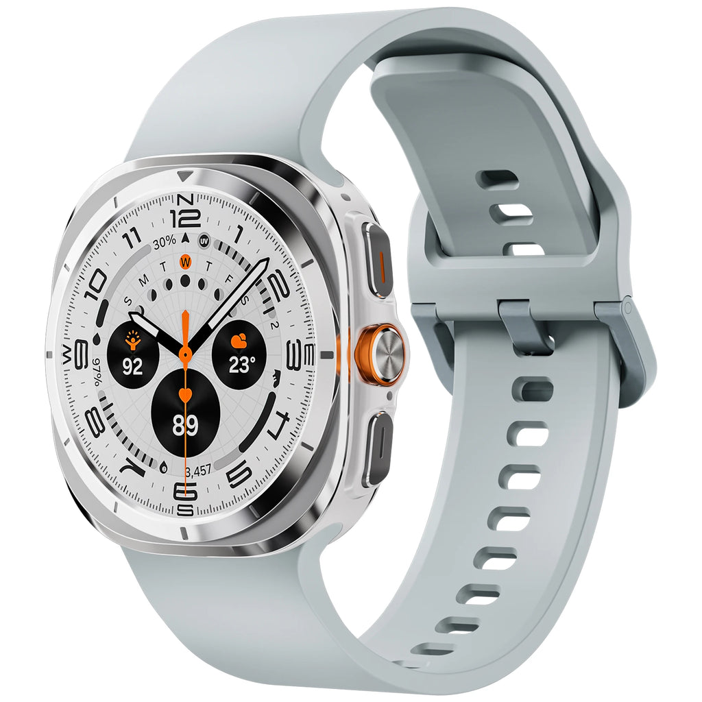 Original Silicone Band For Samsung Galaxy Watch Ultra Strap 47mm Accessories Sport Bracelet correa Galaxy Watch 7 Ultra 47 mm