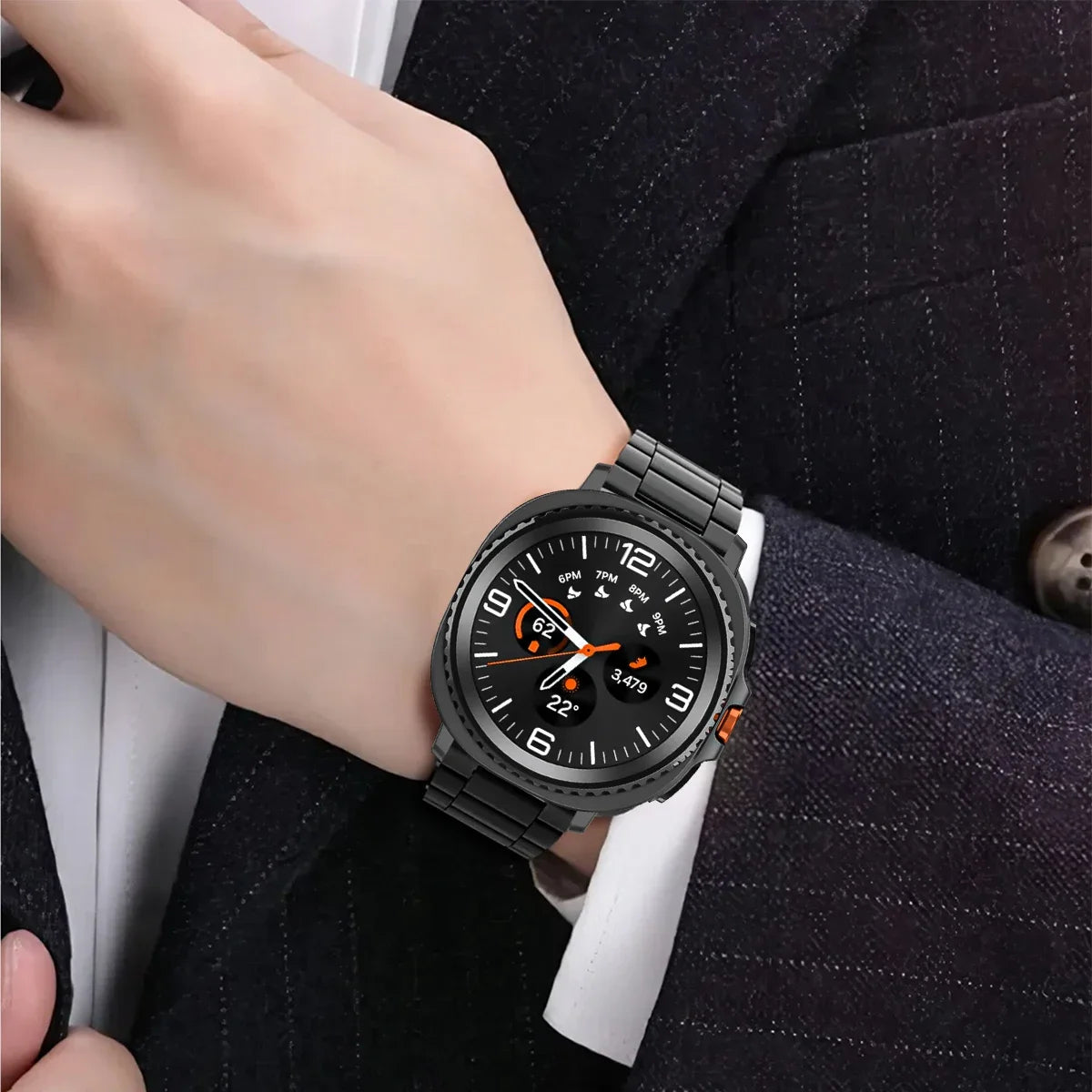 Stainless Steel Strap For Samsung Galaxy Watch 8 classic 46 Metal Watchband Bracelet Correa For Galaxy Watch8 40 44mm Ultra band