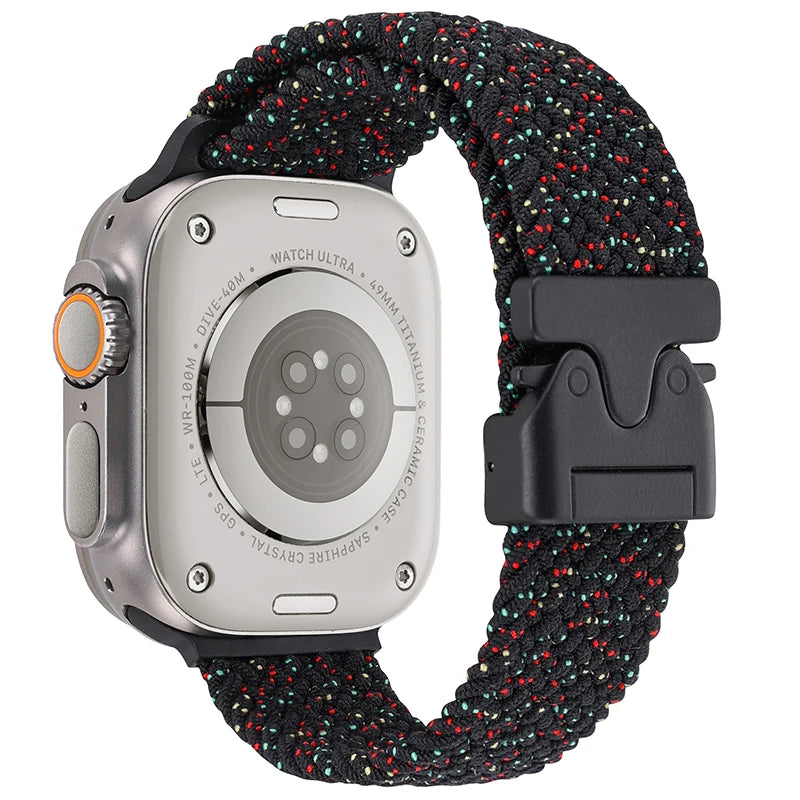 Parachute Braided band For Apple Watch Ultra 3 2 band 49mm 46mm 45mm 42mm 44mm 41mm Nylon band Apple Watch 11 10 9 8 7 6 SE Belt