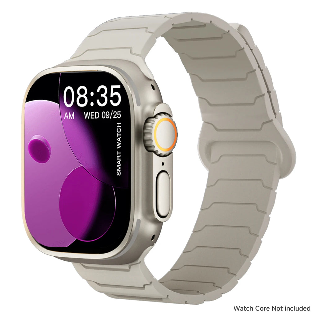 new band for Apple Watch band 49mm 44mm 40mm 45mm 41mm 38mm MagneSilicone band Apple Watch SE 11 10 9 8 7 6 5 4 3 SE Ultra 3 2 band