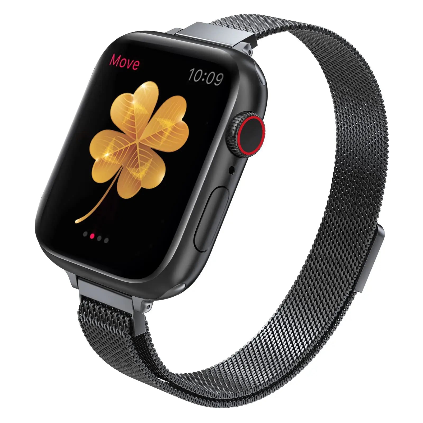 Stainless Steel Milanese band Suit for The Entire Range of Apple Watch Series Thin Stainless Steel Mesh band Magnetic bands