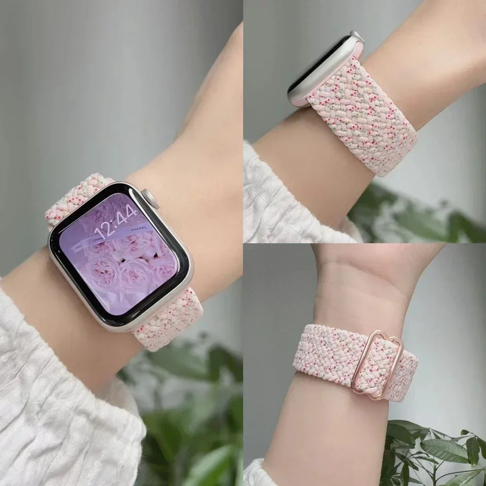 band for Apple Watch band Series 11 10 9 8 7 SE Ultra 3 49mm 46mm 42mm 44mm 45mm 40mm Braided band correa Apple Watch accessories