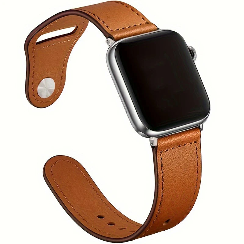 Leather band For Apple Watch 10 band 46mm 42mm 44mm 45mm 49mm 41mm 40mm correa band Apple Watch Series 8 9 3 4 5 6 SE 7 Ultra 2