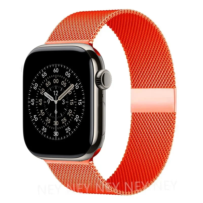 Milanese loop For Apple Watch band 38mm 45mm 44mm 40mm 41mm 42mm 46mm band Apple Watch Series 11 10 8 7 6 5 4 SE 9 Ultra 2 3 49mm