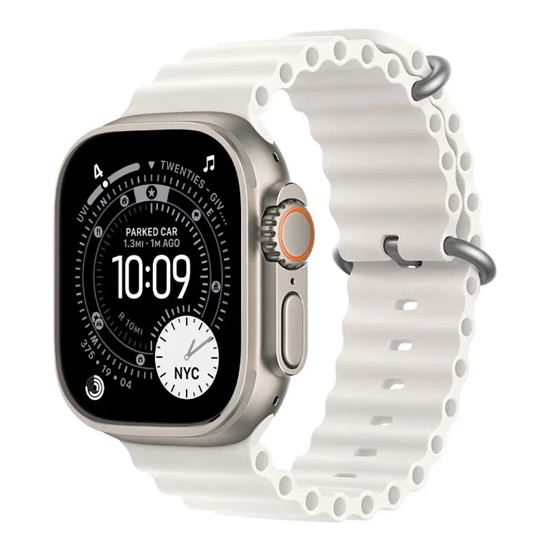 Ocean band for Apple Watch Ultra 3 2 49mm 45mm 46mm 42mm 44mm 40mm Silicone sport band correa Series 11 10 9 7 8 6 SE3 band