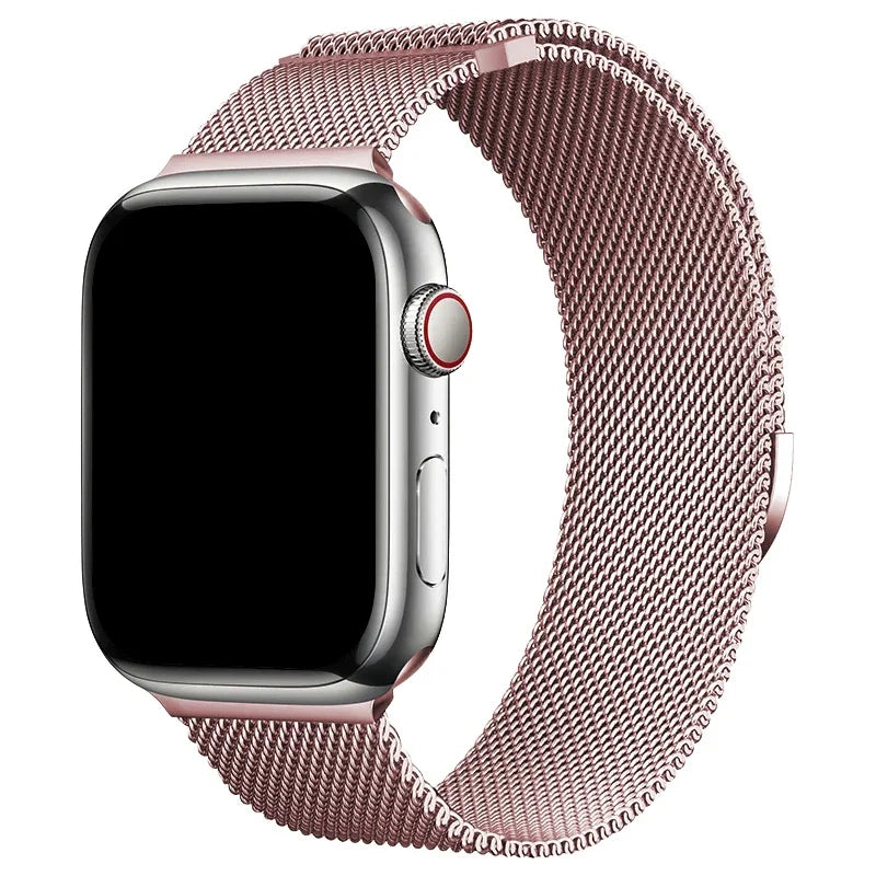 Milaness Magnetic band for Apple Watch Ultra band 49mm 46mm 45mm 44mm 41mm 40mm metal band for Apple Watch 11 10 9 8 7 6 5 4 SE