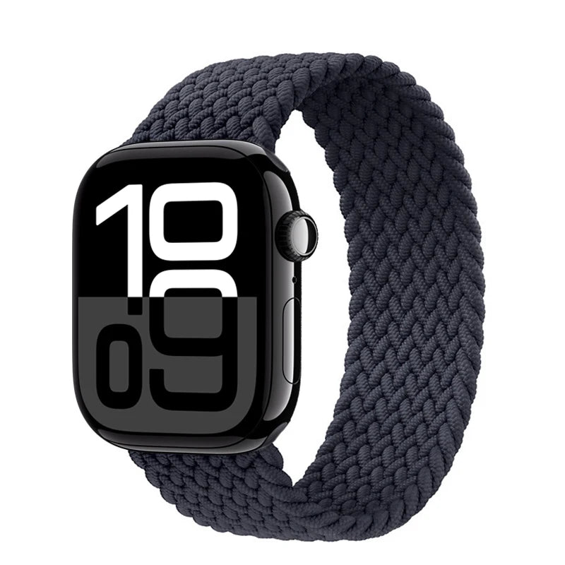 Braided loop band For Apple Watch band Ultra 3 2 49mm 44mm 41mm 40mm 42mm 46mm 45mm band Apple Watch Series 11 SE3 10 9 8 7 6 5