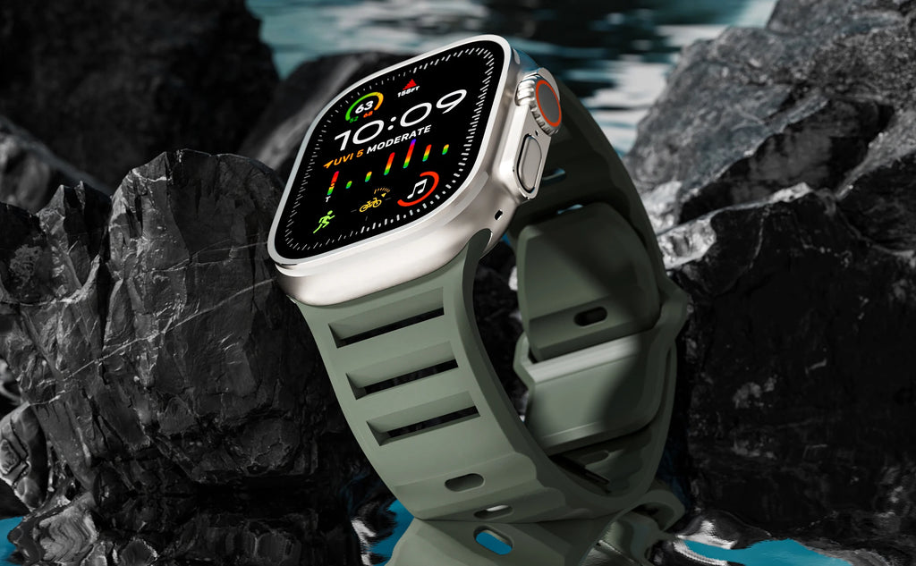 Silicone band for Apple Watch Ultra 2 3 band 49mm 45mm 44mm 42mm 46mm accessories correa band Apple Watch 11 10 9 8 7 6 SE 5 4