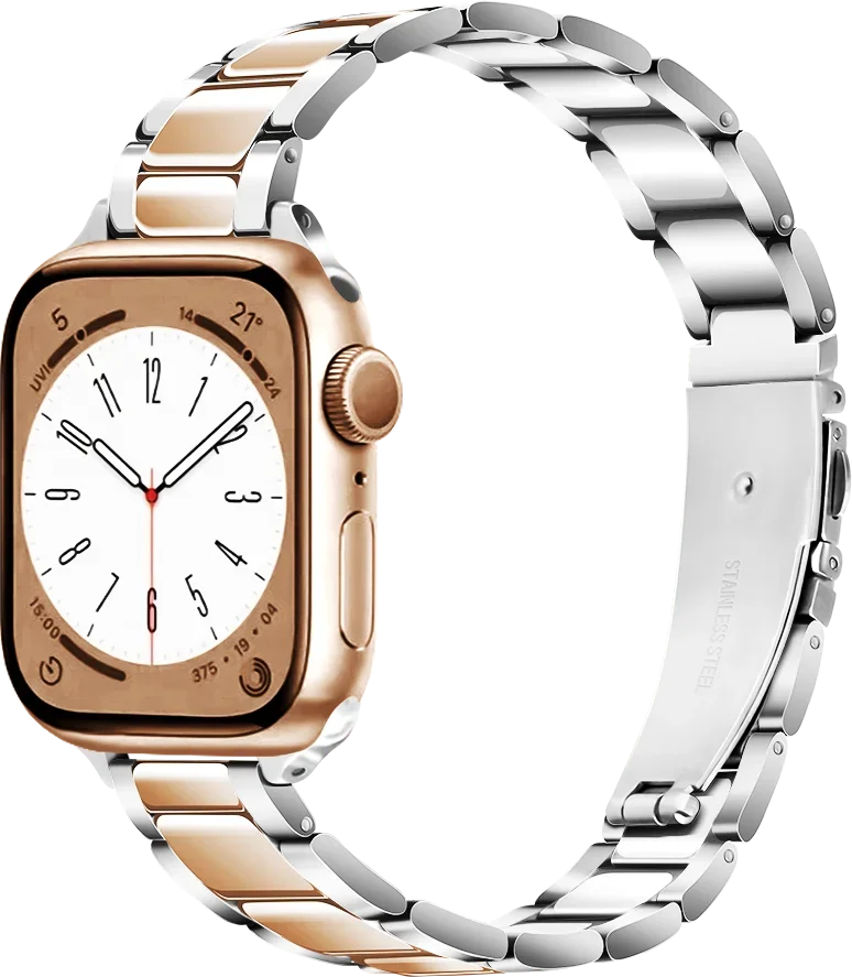 Women Slim metal band For Apple Watch 8 7 41mm 45mm Stainless Steel band Apple Watch Ultra 49mm 6 5 4 3 SE2 44mm 40mm 42mm Band