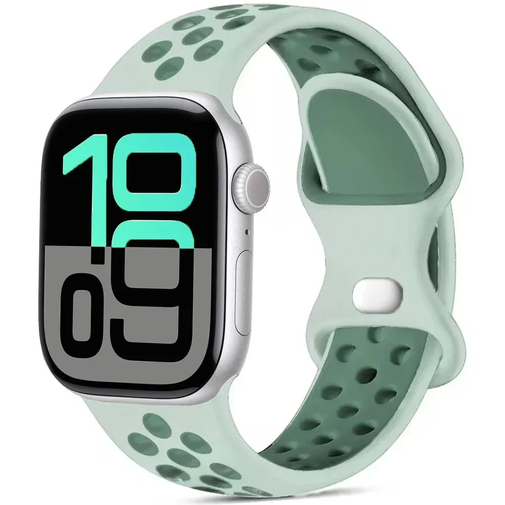 Flash Silicone band For Apple Watch 10 9 8 7 Ultra 2 49mm 46mm 45mm 42mm 41mm band Wristband Apple Watch 6 5 4 SE 44mm 40mm Belt