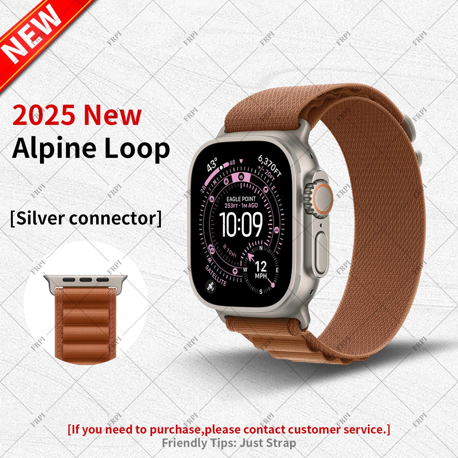 2025 New Suitable for Apple Watch High Quality Nylon band Alpine Loop For Watch Series 10 9 8 7 Ultra 2 band Apple Watch 49mm 46mm