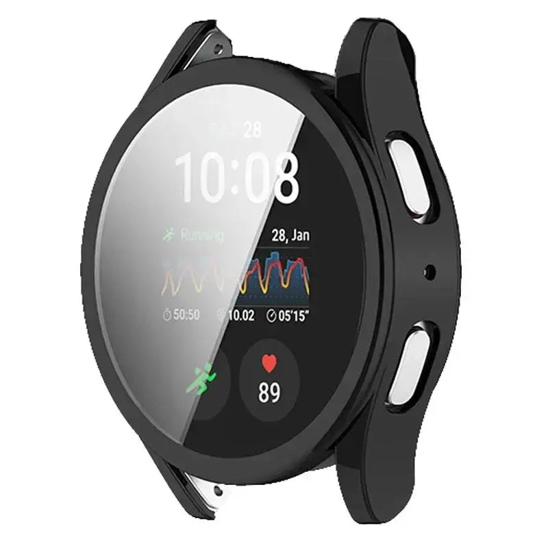 Strap+Screen Case Protector For Samsung Galaxy Watch 7 6 5 4 40mm 44mm Band Cover For Samsung Galaxy Watch 7 44mm Metal Bracelet