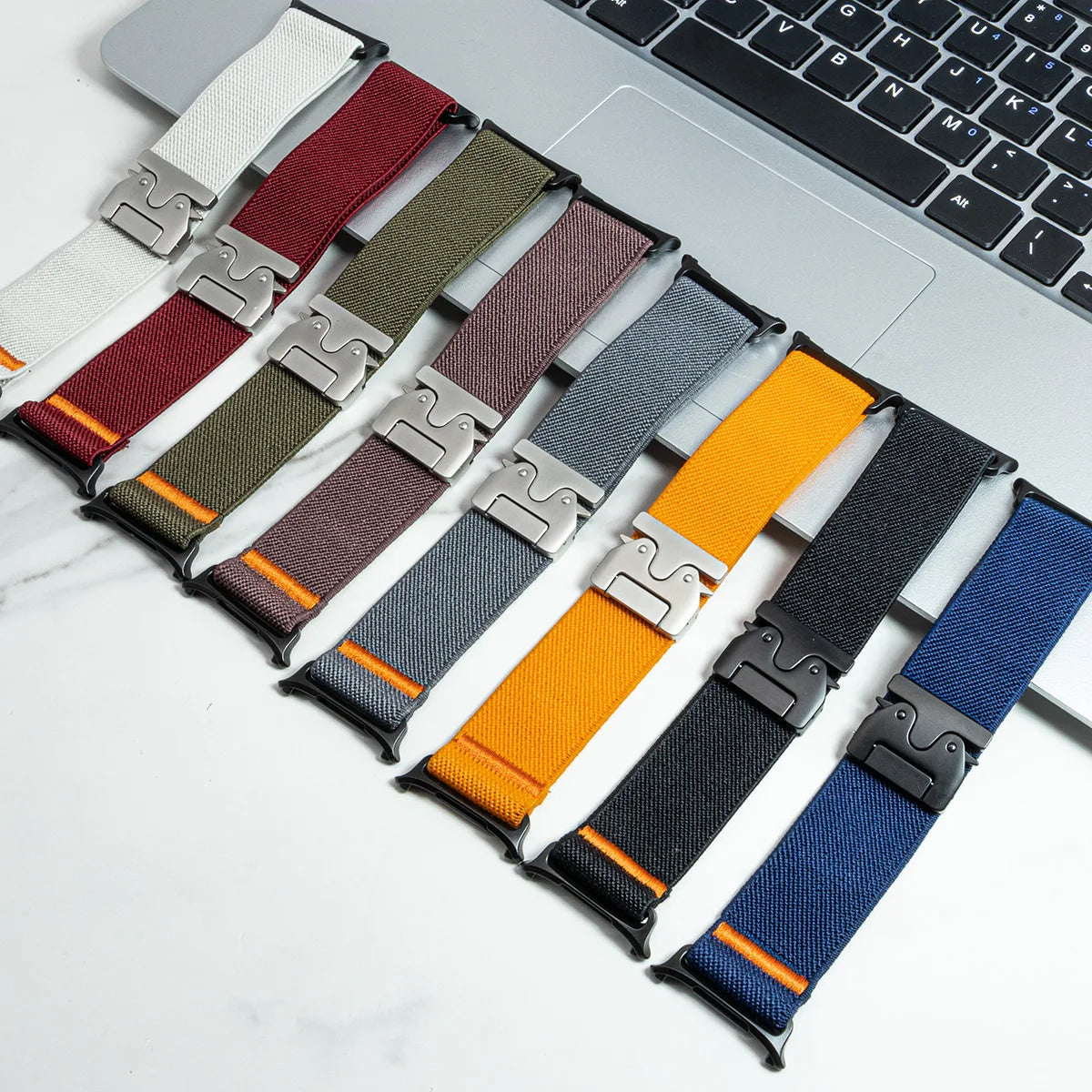 Samsung Galaxy Watch Ultra Strap 47mm Accessories Nylon Braided sport Bracelet Correa Galaxy Watch 7 Ultra Parachute Strap