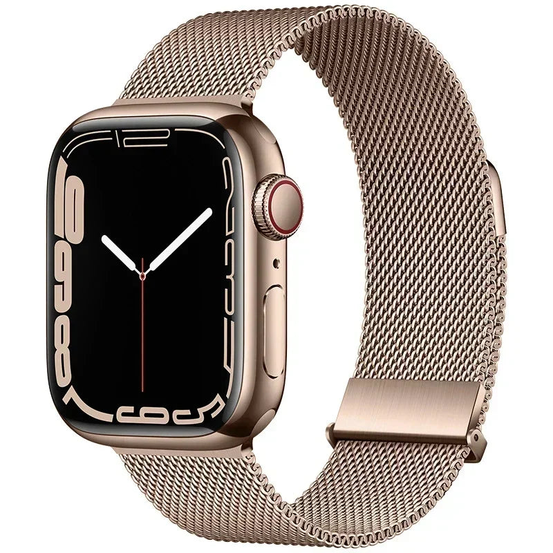 band For Apple Watch band 44mm 40mm 45mm 41mm 49mm 42mm 38mm correa milanese loop band Apple Watch Series 3 6 SE Ultra 2 7 8 9