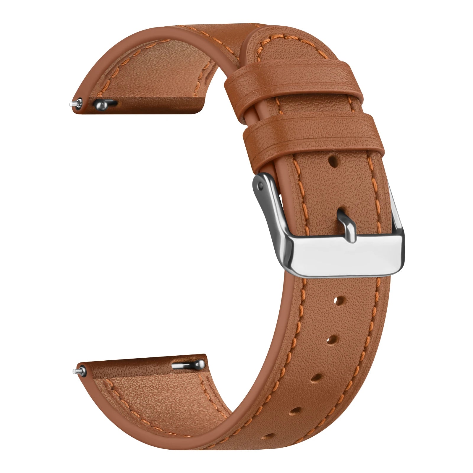 20mm Leather Band For Samsung Galaxy Watch FE 7 6 5 4 40mm 44mm/Watch 4 6 Classic 43 47mm/Active 2/5Pro 45mm/Watch 3 41mm Strap