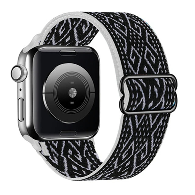 bands For Apple Watch band 44mm 49mm 45mm 41mm 40mm 38mm 42mm correa Adjustable Elastic band Apple Watch 8 SE 7 6 5 3 Ultra 49mm