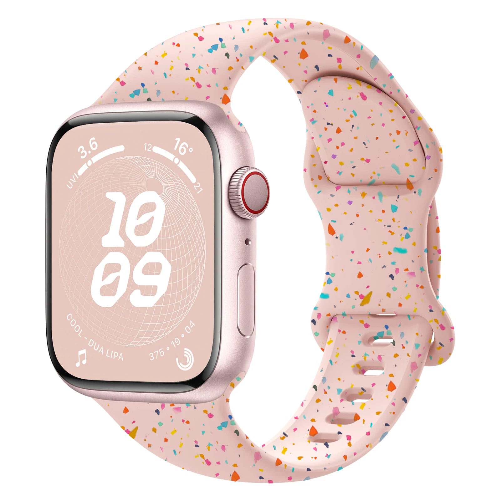 Silicone band for Apple Watch band 40mm 41mm 45mm 44mm 46mm 49mm 42mm Breathable band Apple Watch Series 11 10 9 8 SE 3 Ultra 2