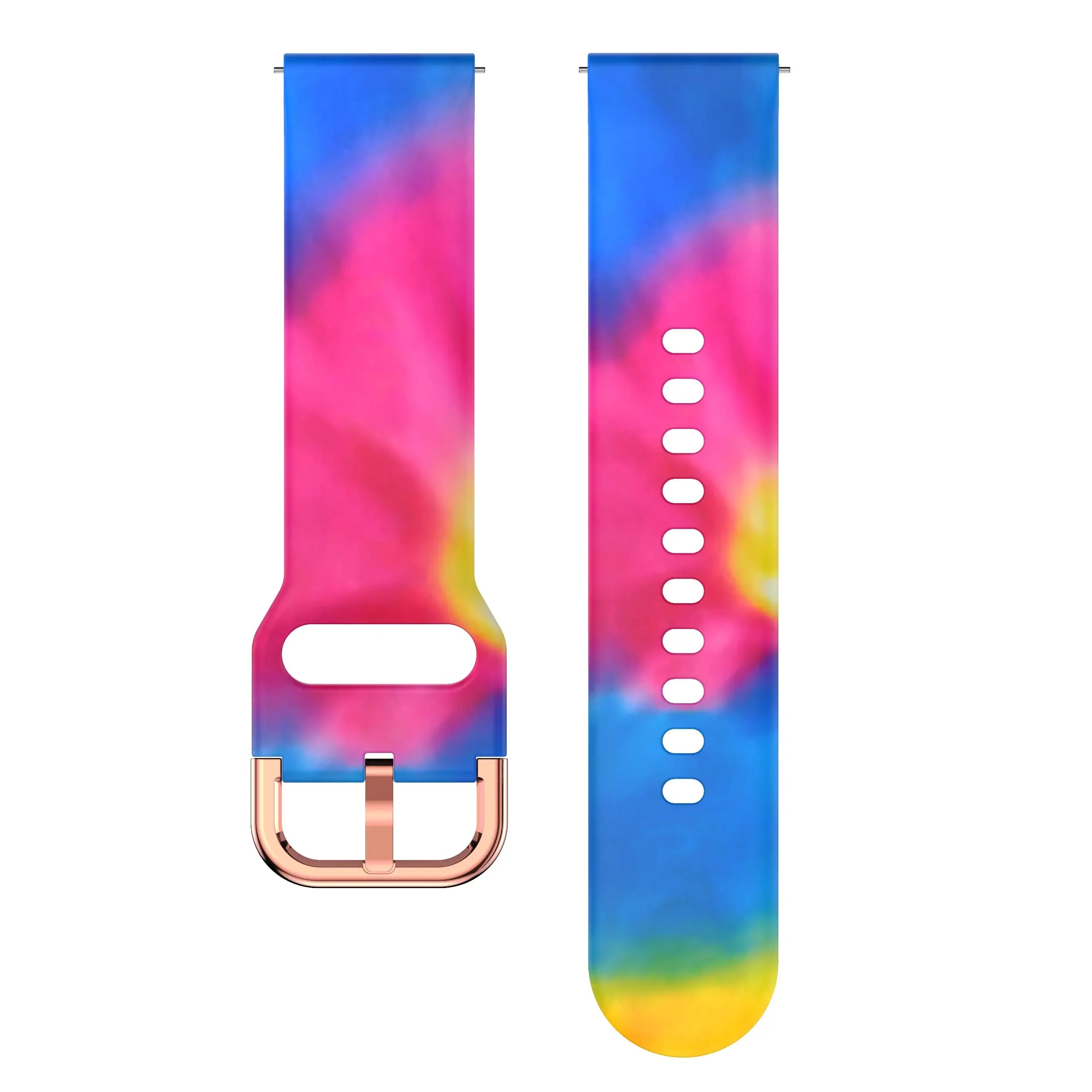 20mm/22mm strap For Samsung Galaxy watch 7/4/6/5 pro/Classic Active Printing Silicone bracelet For Amazfit GTR/GTS 4-2 mini band