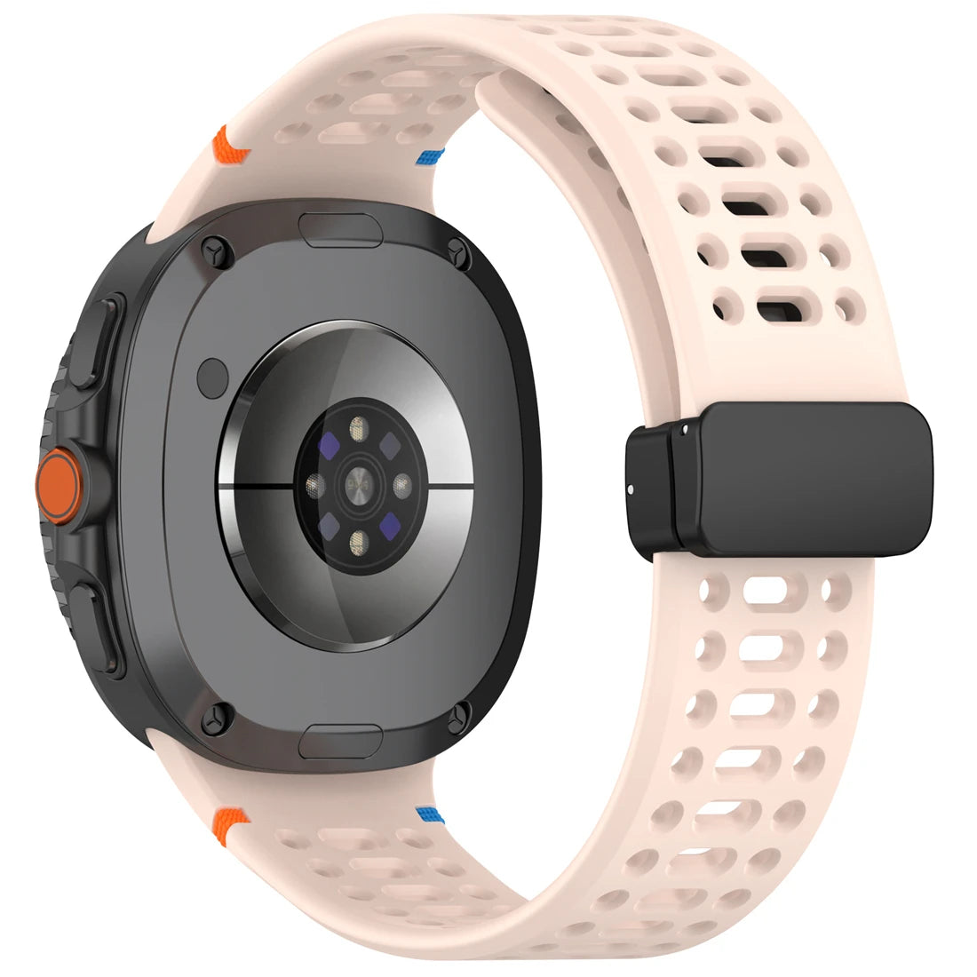 Air Hole Strap for Samsung Galaxy Watch 8 40mm 44mm Silicone Magnetic Buckle Wristband for Galaxy Watch 8 Classic Accessories