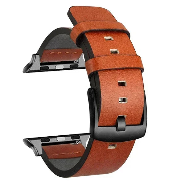 Leather band For Apple Watch band 46mm 45mm 44mm 49mm 41mm 40mm 42mm 38mm wristband correa band Apple Watch Series Ultra 10 9 5 6 SE 7 8