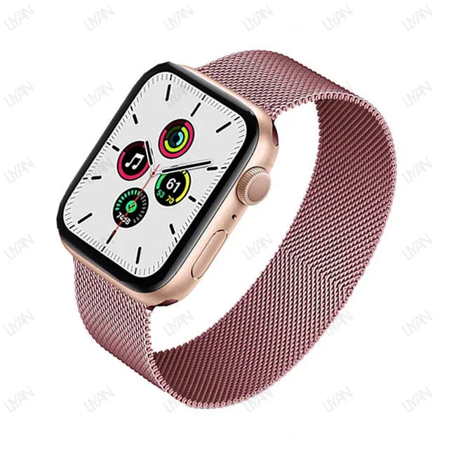 Milanese Loop for Apple Watch band 44mm 45mm 40mm 41mm 46mm 42mm pride band Apple Watch Series 9 8 7 6 SE 5 4 10 Ultra 2 49mm band