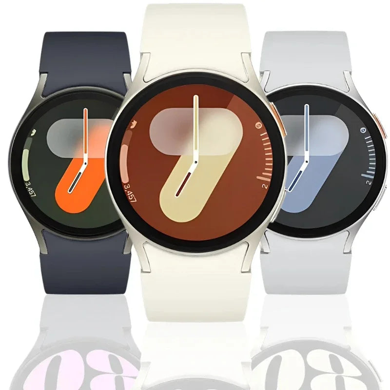 Original Silicone Strap For Samsung Galaxy Watch 7/6/5/4 44mm 40mm 5 Pro Sports Bracelet Galaxy Watch 6 4 Classic 47mm 43mm Band