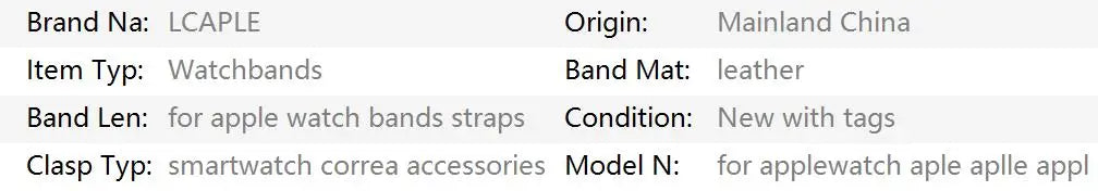 Leather band for Apple Watch band 49mm 46mm 42mm 41mm 44mm Original Magnetic Loop Link band Apple Watch 10 9 8 7 SE Ultar2 band