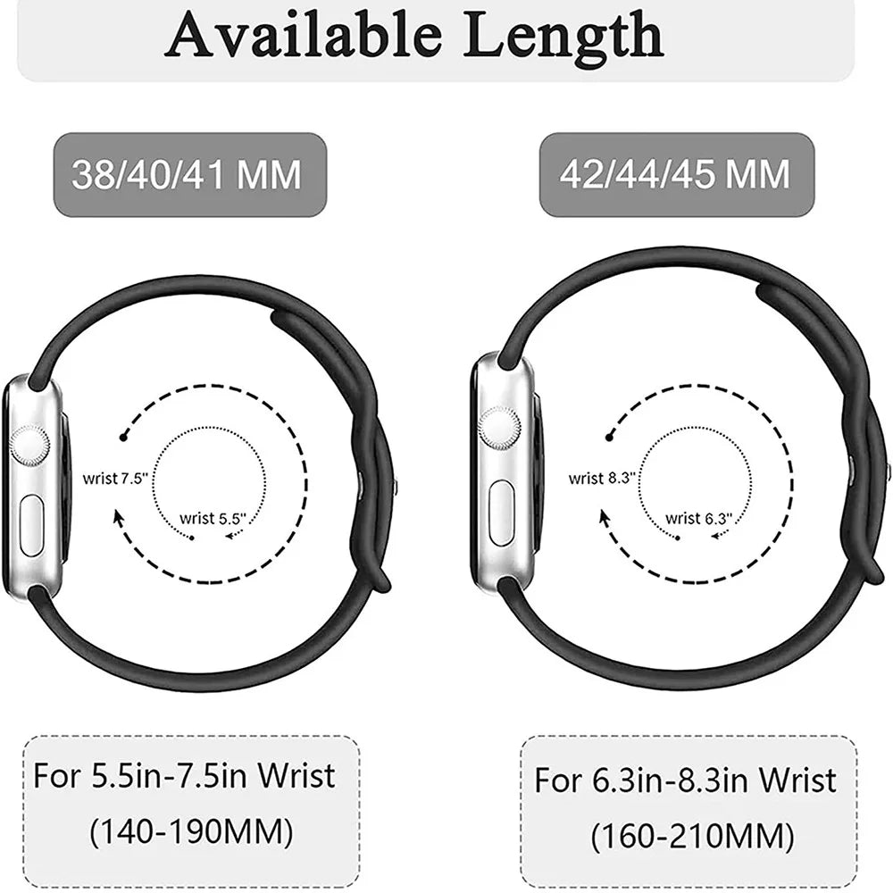 Silicone Christmas band for Apple Watch band 46mm 41mm 42mm 44mm 45mm 49mm Sport band for Apple Watch 11 10 9 8 7 6 5 SE Ultra 3