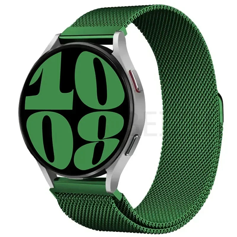 22mm 20mm band for Samsung Galaxy Watch 5-pro-6-4-Classic Milanese loop Metal magnetic starlight bracelet Huawei GT 4-3-2e strap