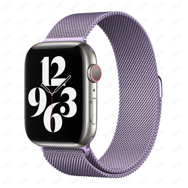 Milanese Loop for Apple Watch band 44mm 40mm 45mm 41mm 42mm 38mm 44mm band Ultra 2 49mm metal band Apple Watch Series 9 8 7 6 SE 5 4 3